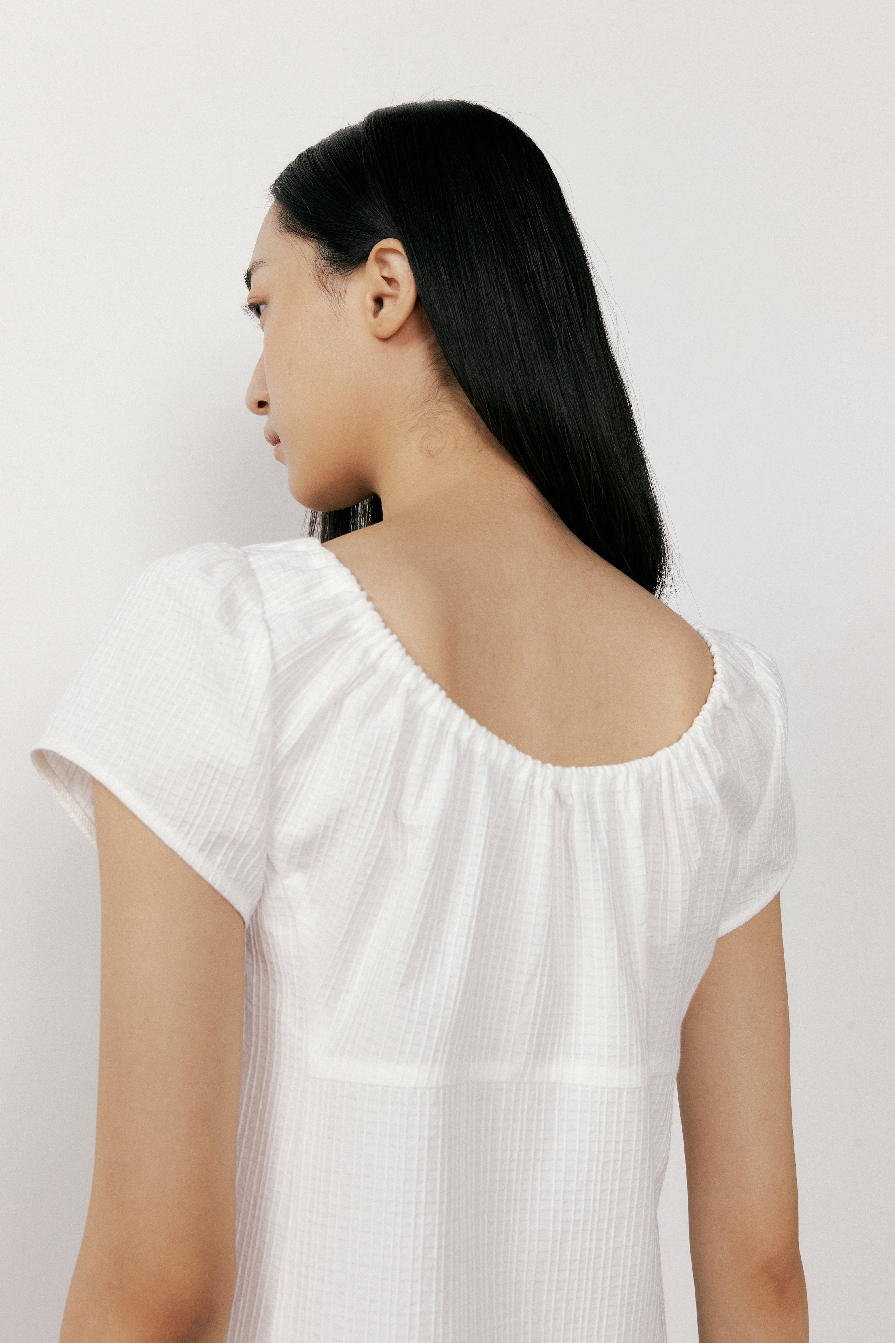 Lucy Cotton Blouse In Ivory