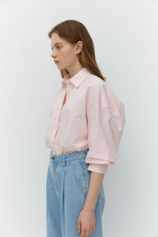 Oversized Shirts In Light Pink