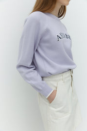 Antibes 淺紫色提花針織衫