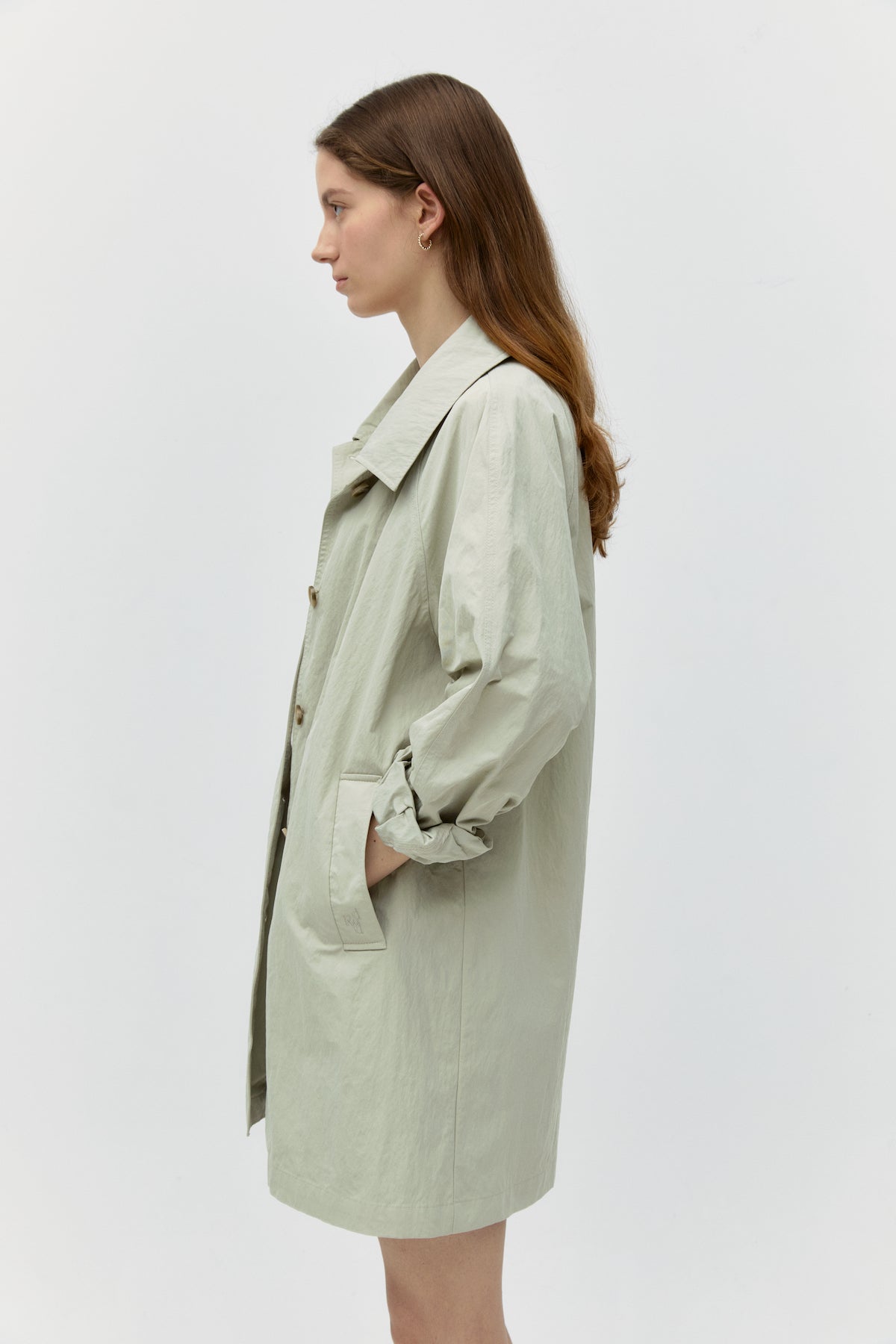 Half trench coat best sale