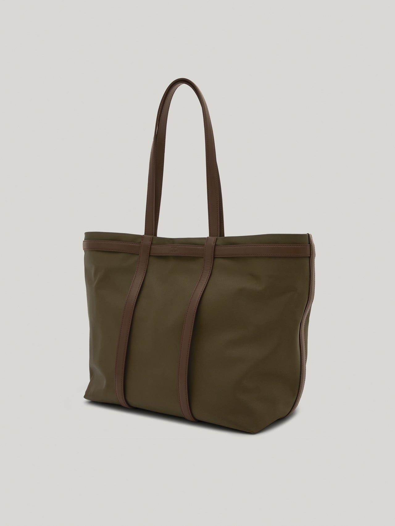 Voyage Shopper Bag In Khaki Brown