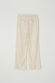 Tencel Blended Band Pants In Cream