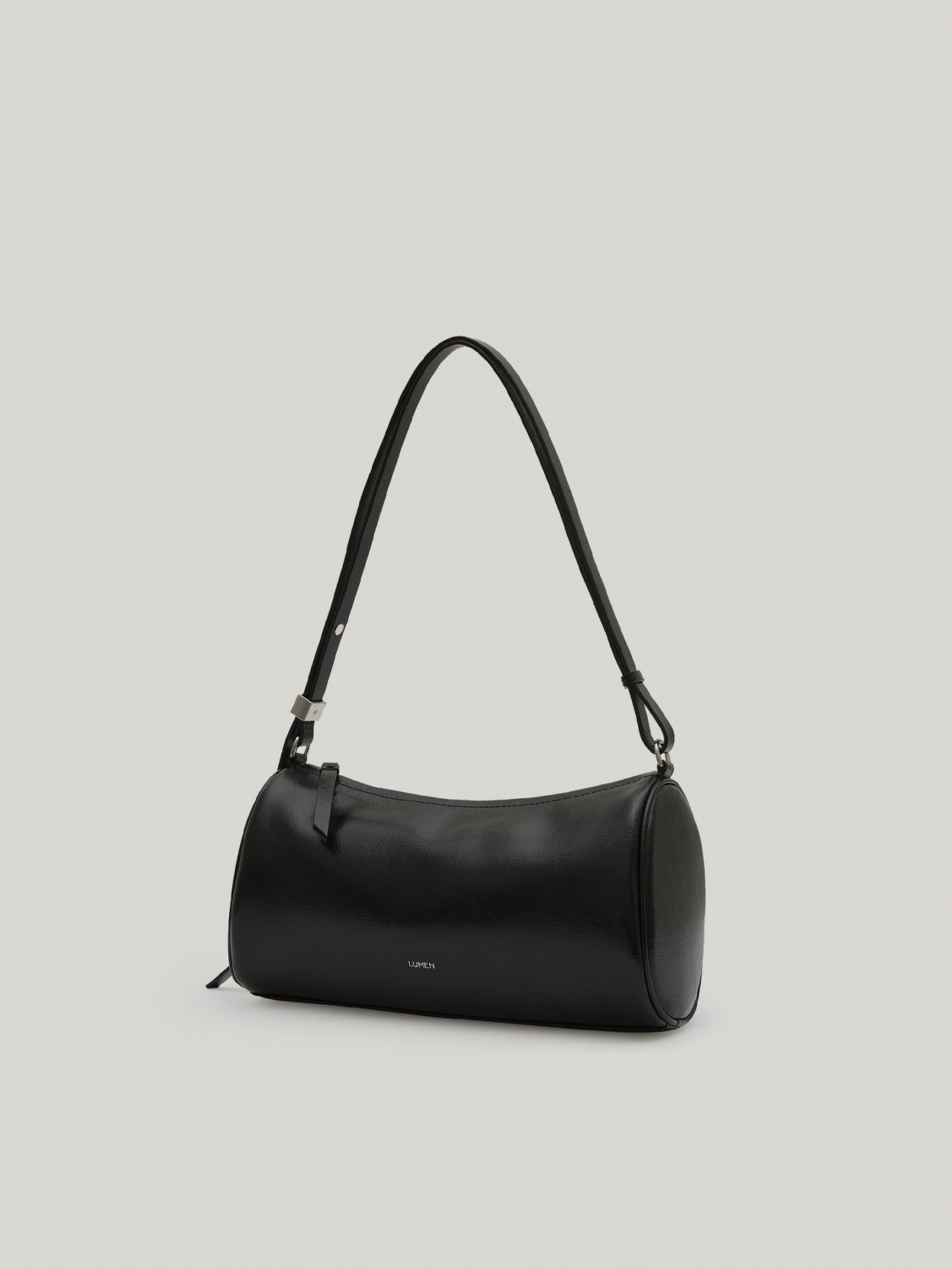 Base Barrel Bag In Wrinkle Black