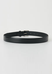 30mm Eco Leather Belt In Black