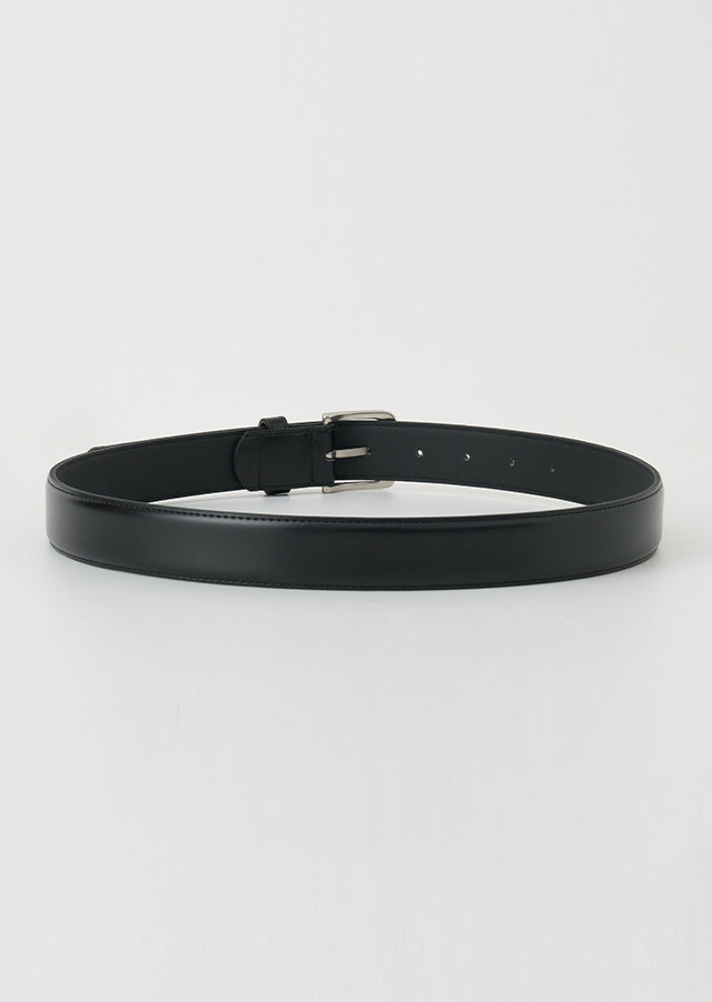 30mm Eco Leather Belt In Black