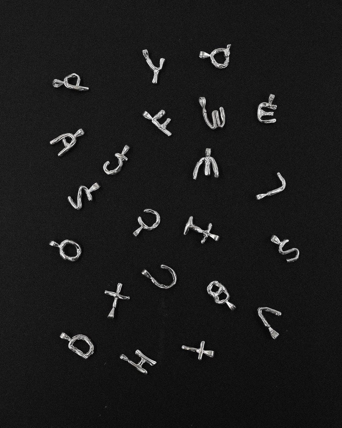融化字母首字母項鍊
