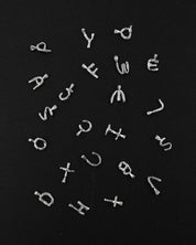 融化字母首字母項鍊