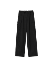 Cotton Cargo Pants In Black