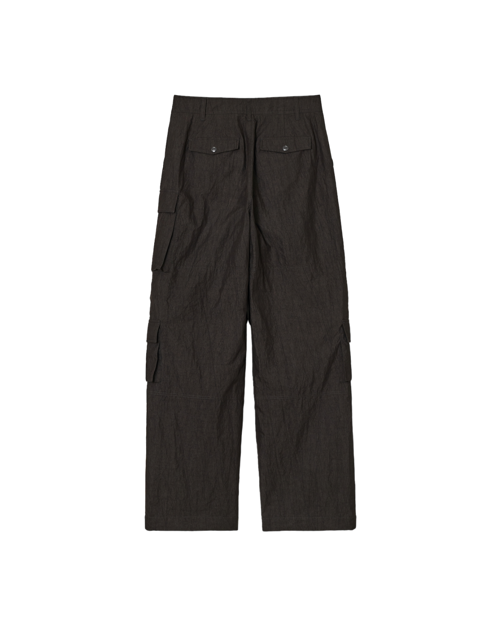 Padded Cargo Pants In Charcoal