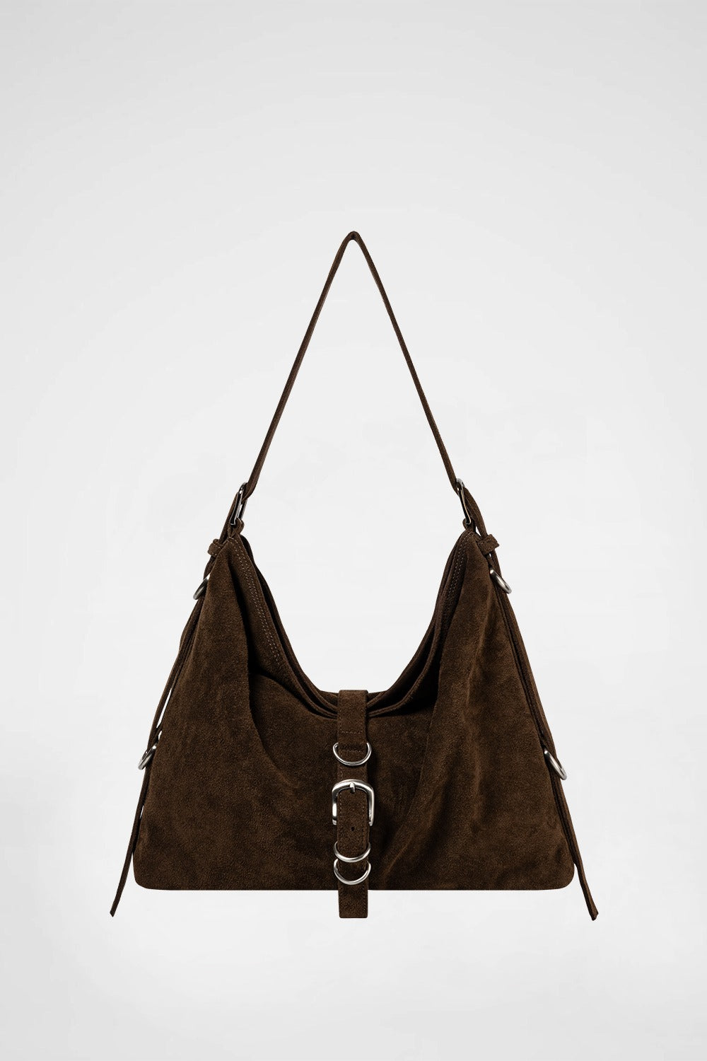 Didi Belted Big Bag In Brown