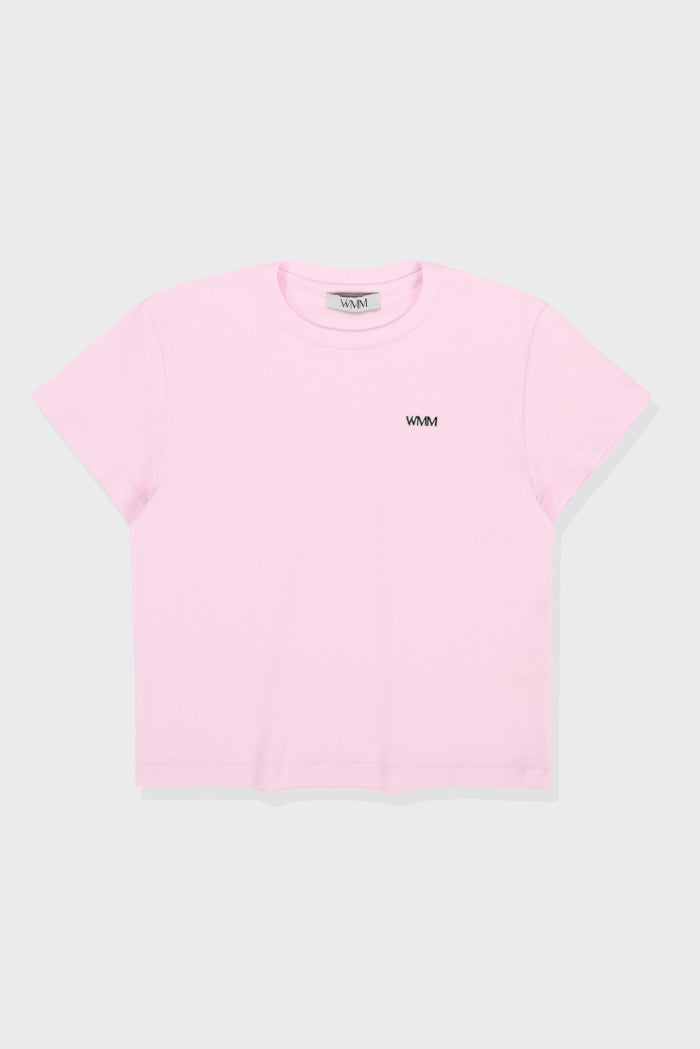 WMM Small Logo T Shirt In Light Pink