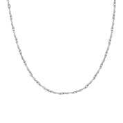 Eternal Silver Moissanite Necklace In Silver