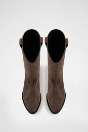 Mild Western Boots In Brown