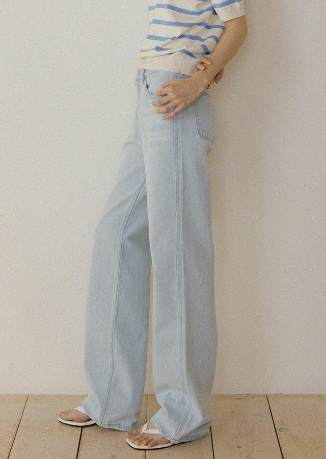 Cone Mills No.3645j Denim Pants In Blue