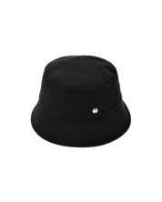 Cotton Twill Bucket Hat In Black