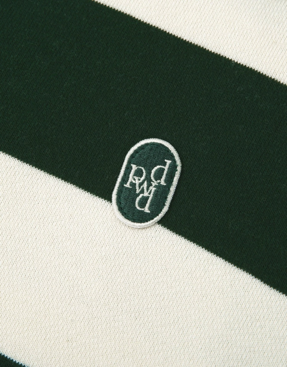 Wappen 綠色條紋領套頭衫