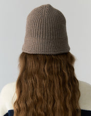 Wholegarment Wool Bucket Hat In Cocoa