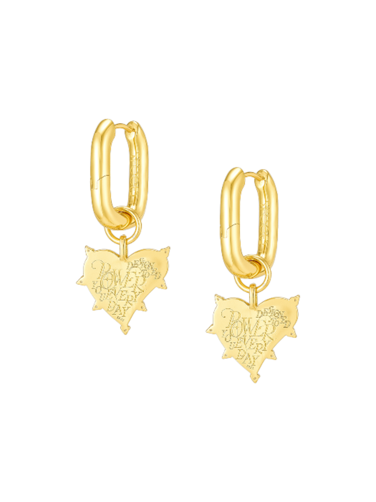 Power Love Earrings In Gold