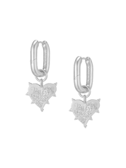 Power Love Earrings In Silver