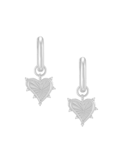 Power Love Earrings In Silver