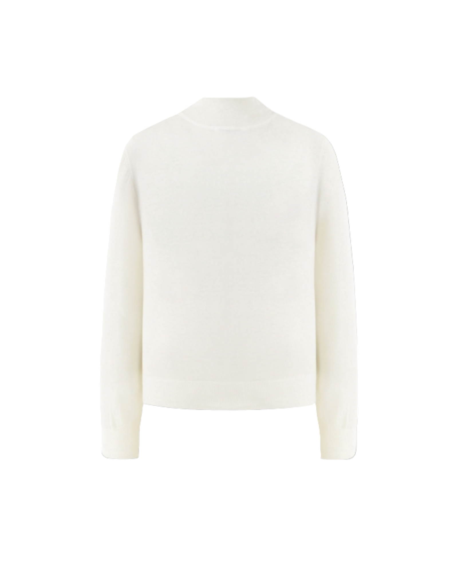 Turtle Neck Knit In Ivory