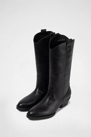 Mild Western Boots In Black