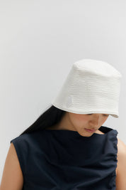 Curved Burket Hat In Cloudy