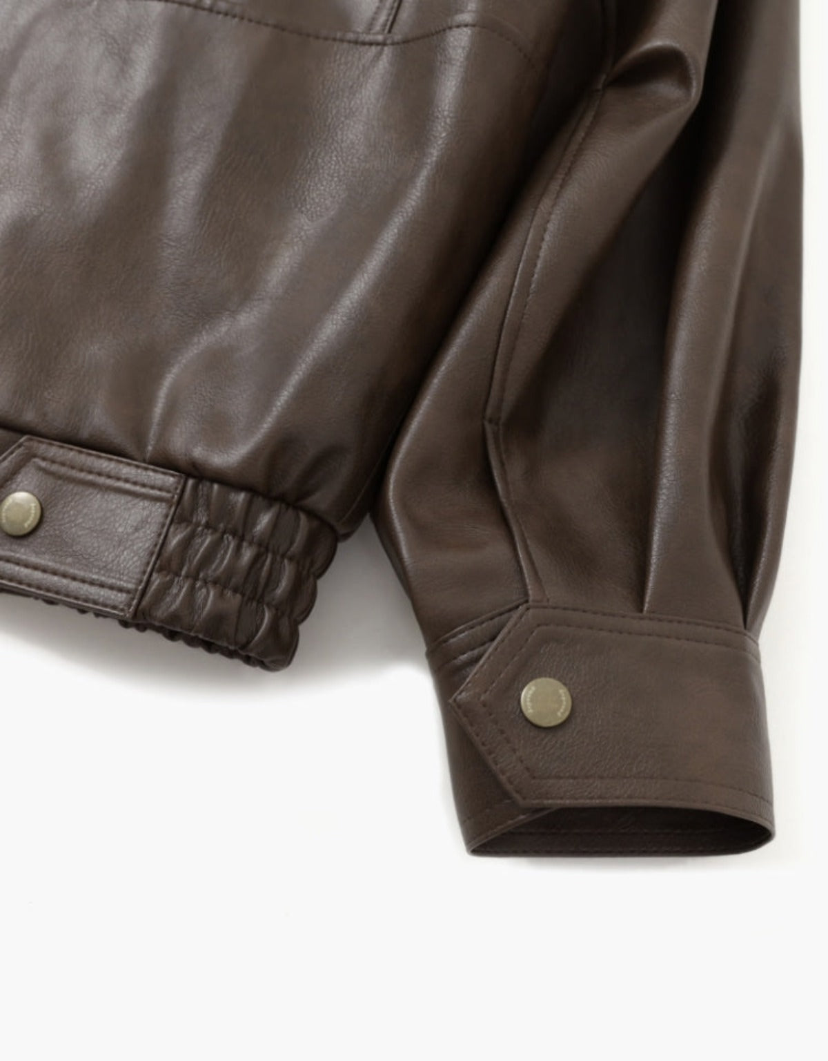 Leather Jacket In Brown