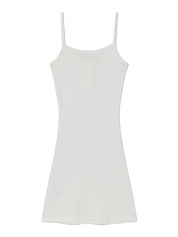 Province Eyelet Cami Dress In White