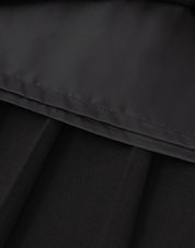 Pleats Midi Skirt In Black