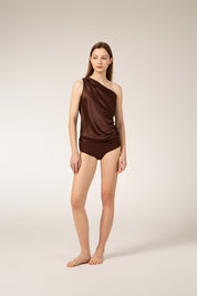 ROSÉ Bodysuit In Mocha