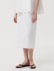 Cloud String Skirt In White