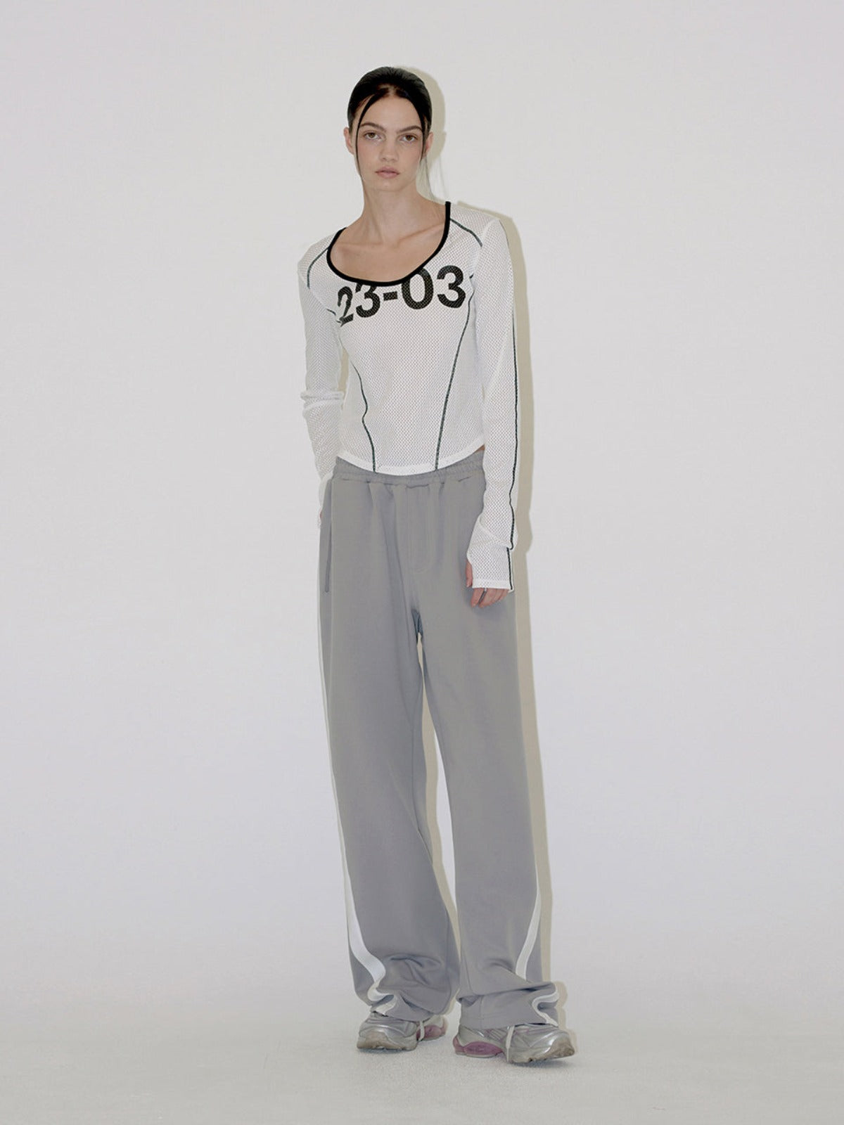 Comfy Track Pants In Grey