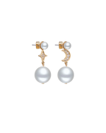 Yin & Yang Pearl Earrings
