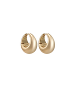 Alyssa Gold Chunky Hoop Earrings