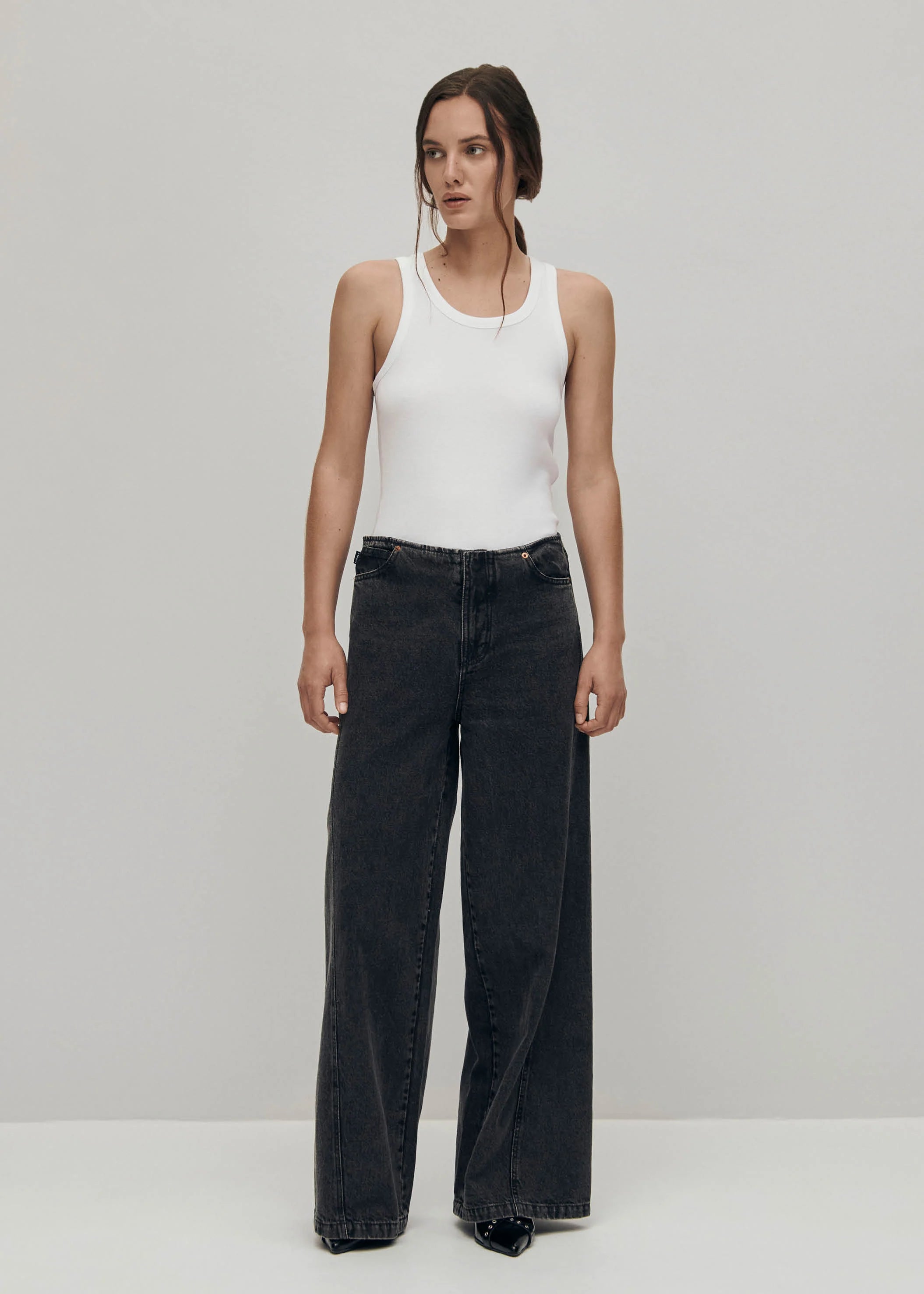 Magda Denim Pants In Black