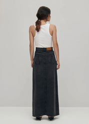 Mariana Denim Skirt In Black