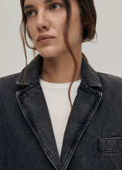 Sandra Denim Jacket In Black