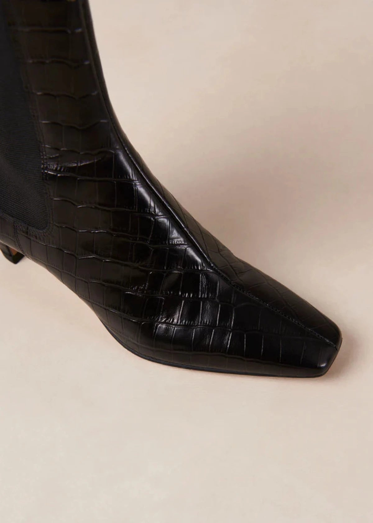 Kaleo Alli Black Leather Ankle Boots