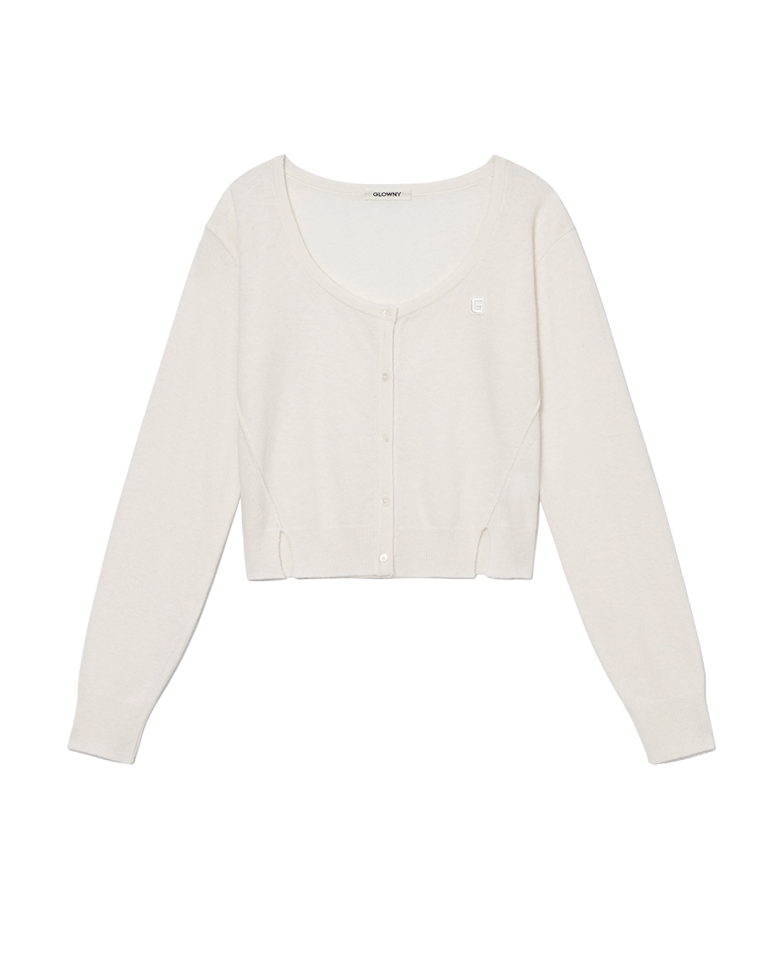 Peggy Wool Cashmere Knit Cardigan In Ivory