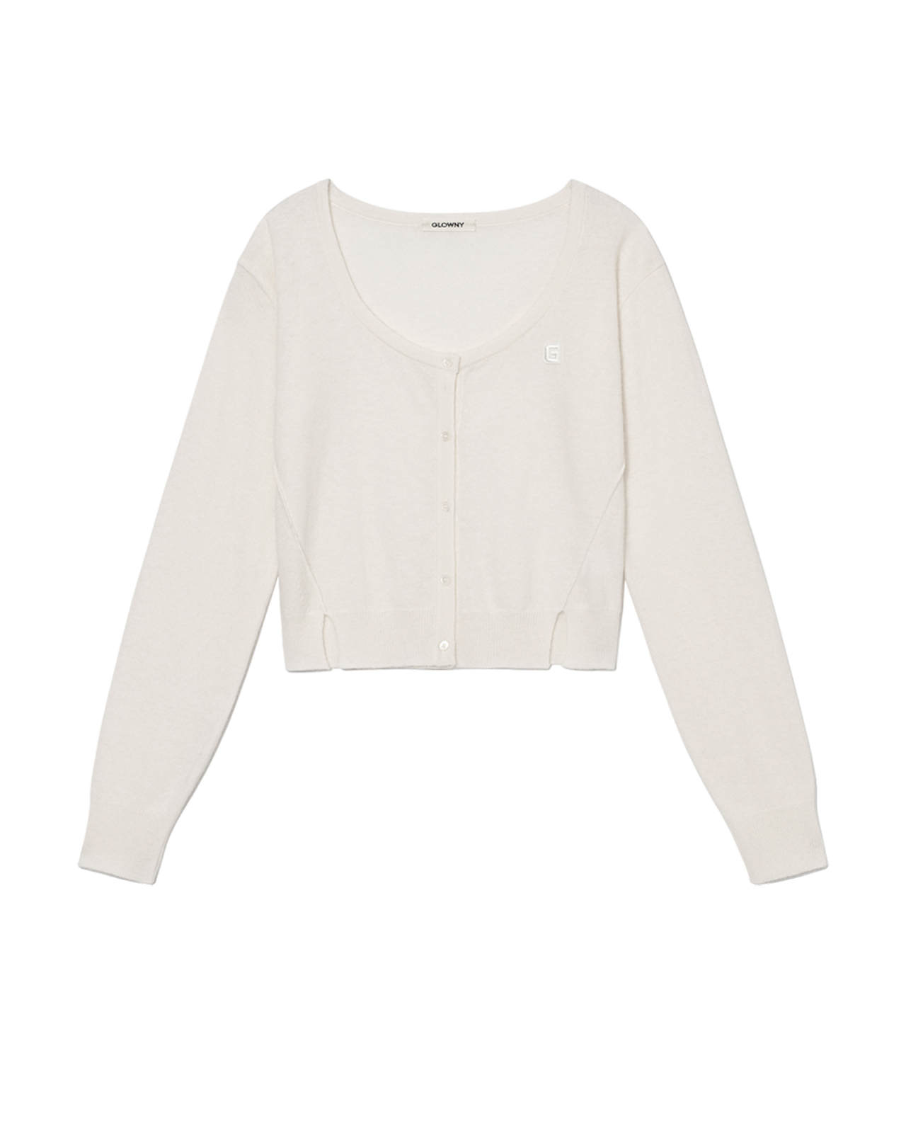 Peggy Wool Cashmere Knit Cardigan In Ivory