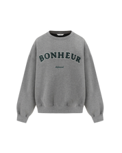 Bonheur 灰色珠圈刺繡運動衫