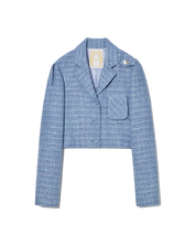 Nelle Tweed Jacket In Blue