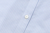 淺藍色條紋大輪廓襯衫