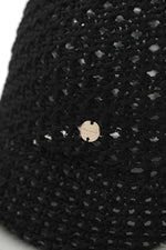 Crochet Bucket Hat In Black