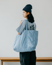 Aim Higher Club Convertible Cloud Tote Bag In Baby Blue
