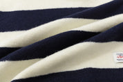 海軍藍大膽條紋針織衫