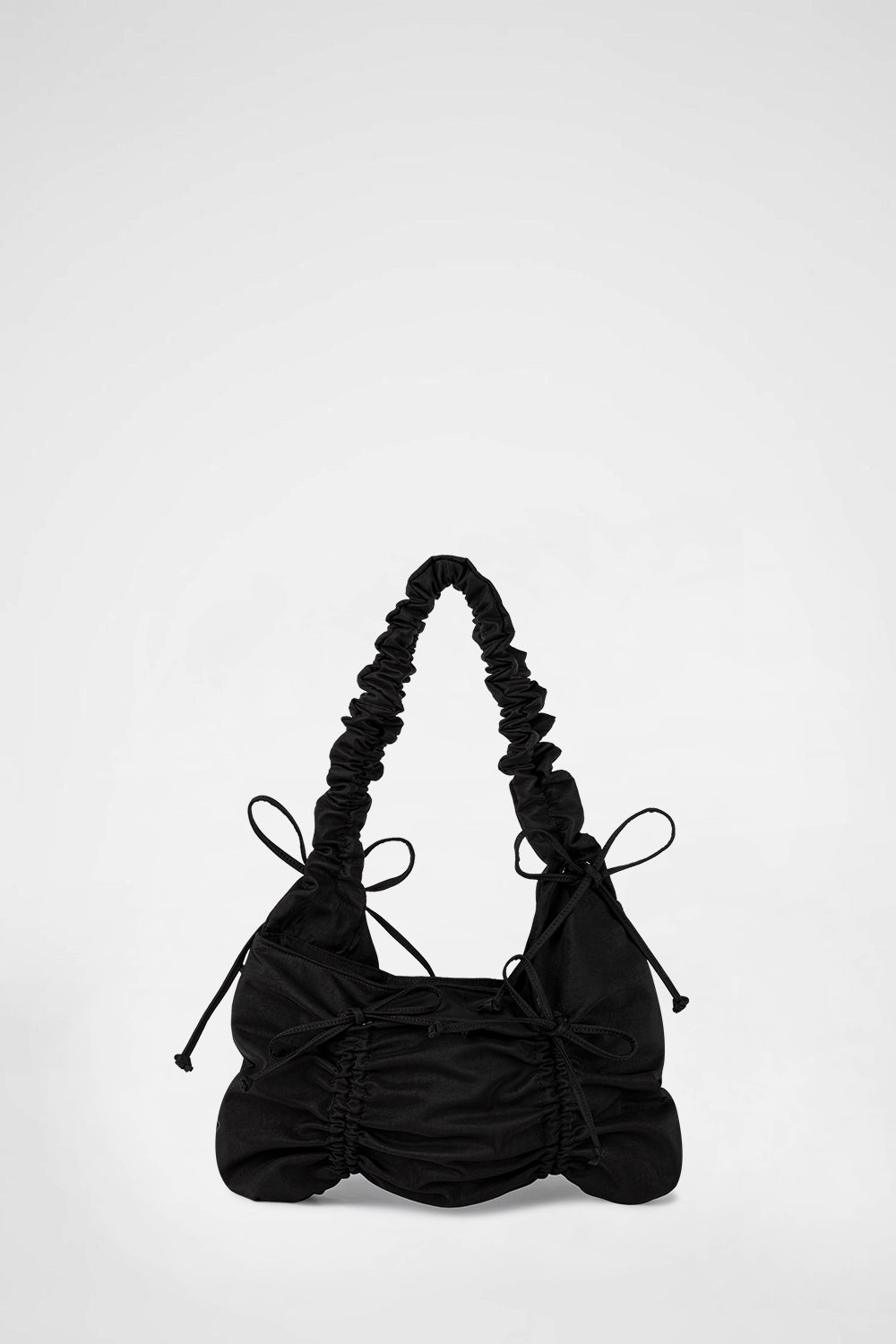 Multi-ribbon Bag In Black