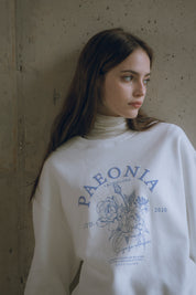 Paeonia Nappingsweatshirt In Ivory