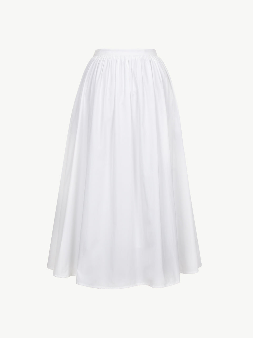 Full Volume Skirt In White